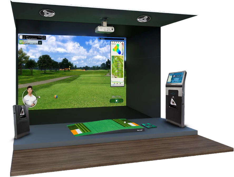how to start a indoor golf simulator business